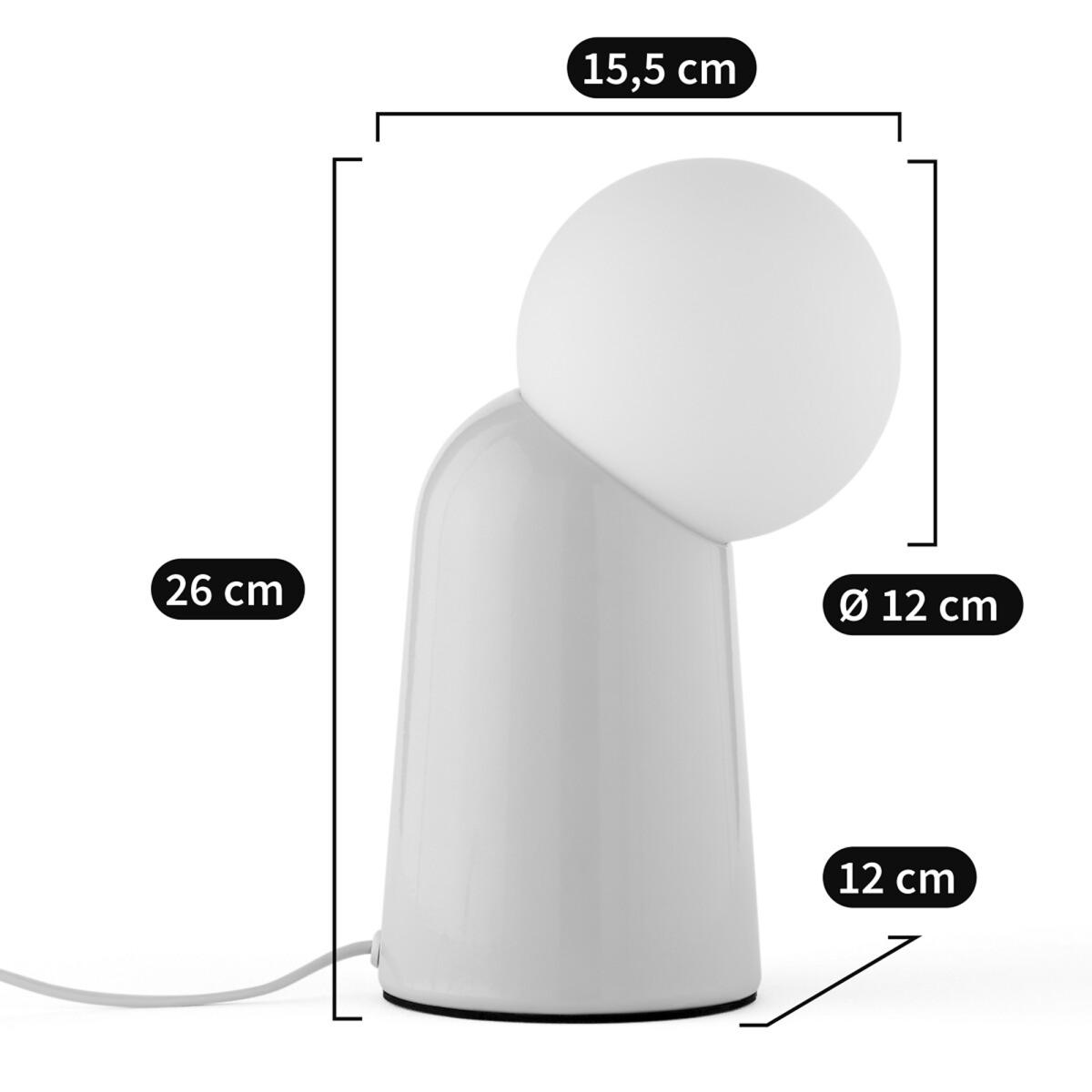 Bolado Metal and Opaline Glass Table Lamp – image 6