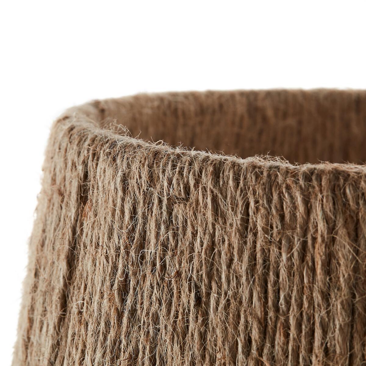 Yoru Ceramic Table Lamp with Hemp Shade – image 3