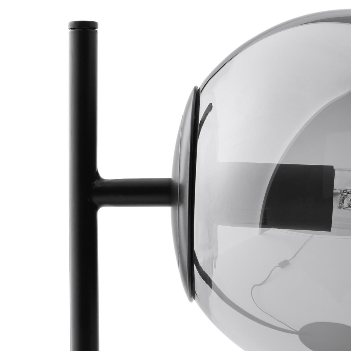 Atea Metal and Smoked Glass Table Lamp – image 3