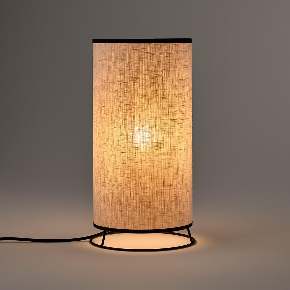 Thade Linen & Metal Table Lamp – image 2