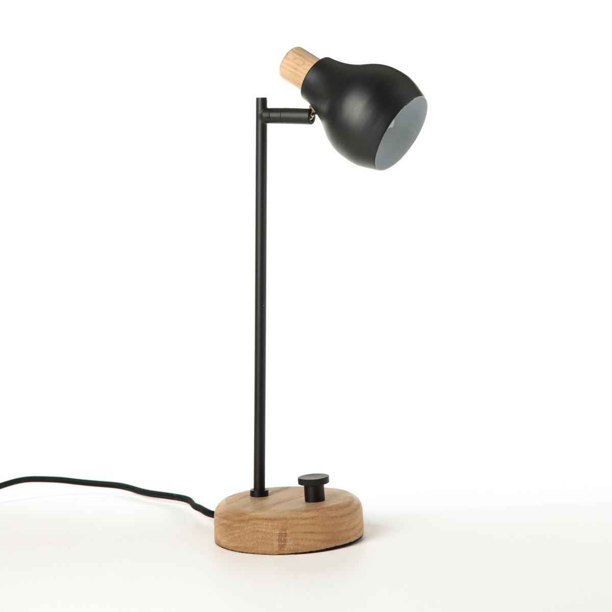 Hikaeme Table Lamp in Metal/Oak – image 4