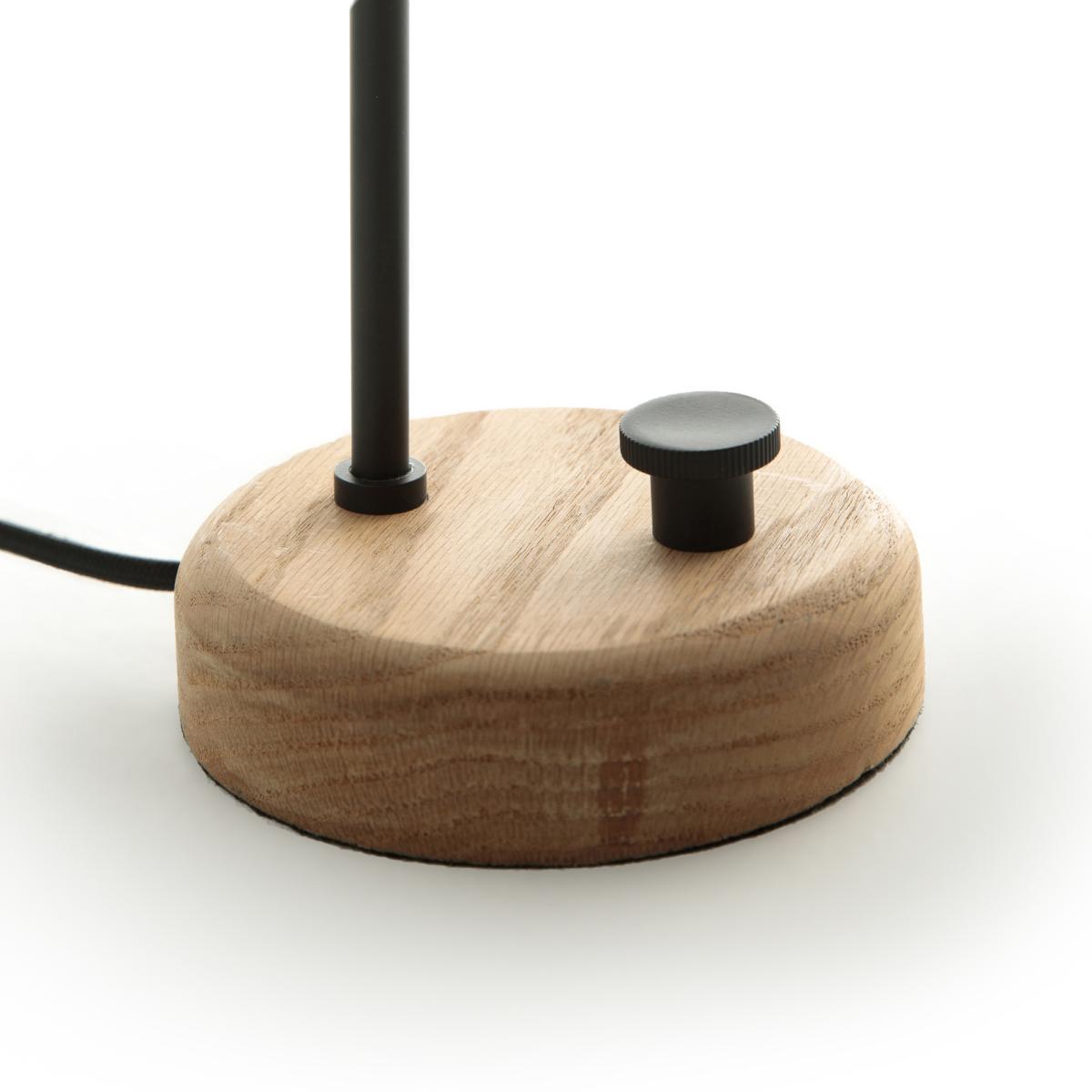 Hikaeme Table Lamp in Metal/Oak – image 6