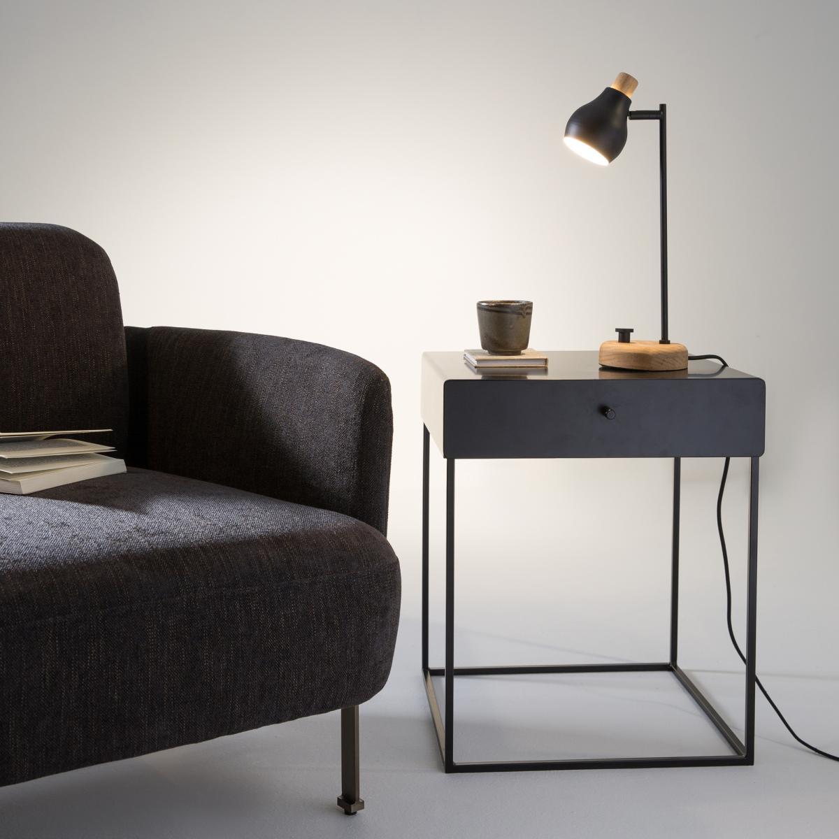 Hikaeme Table Lamp in Metal/Oak – image 7