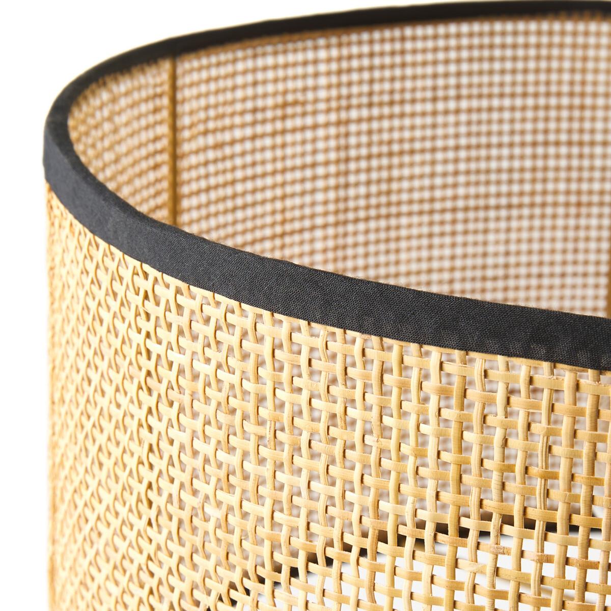 Cara Metal and Cane Table Lamp – image 3