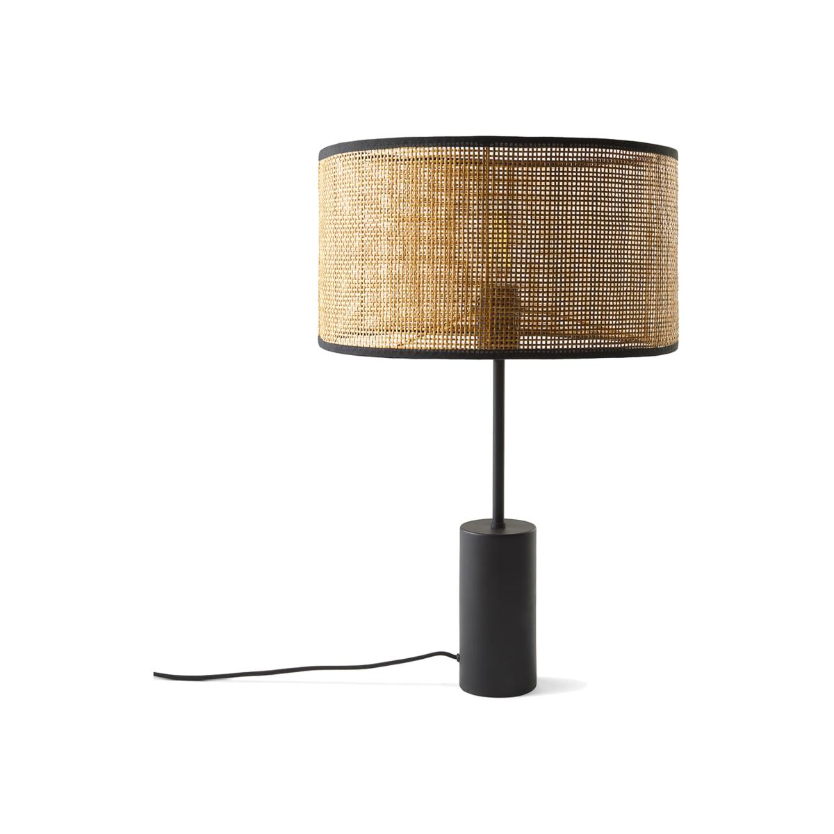 Cara Metal and Cane Table Lamp – image 1