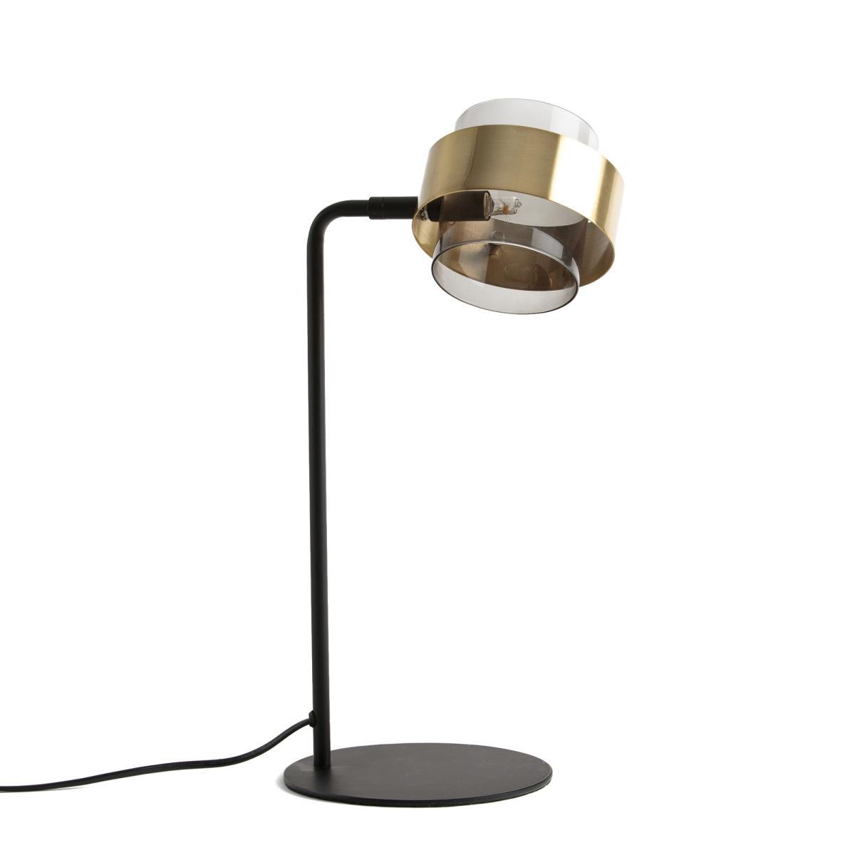 Botello Glass and Metal Table Lamp – image 2