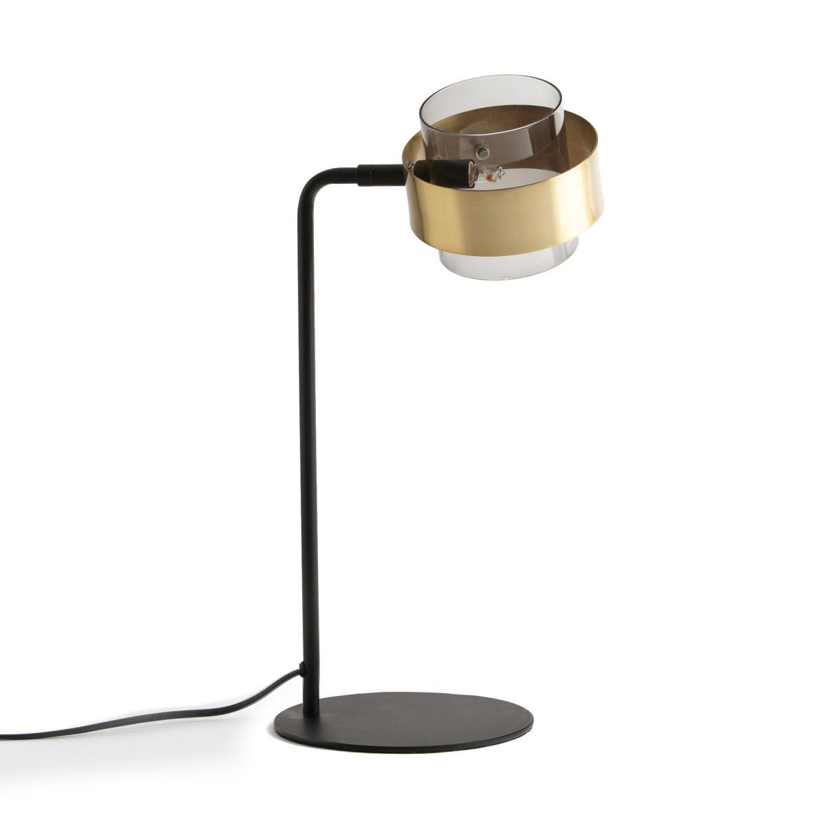 Botello Glass and Metal Table Lamp – image 3