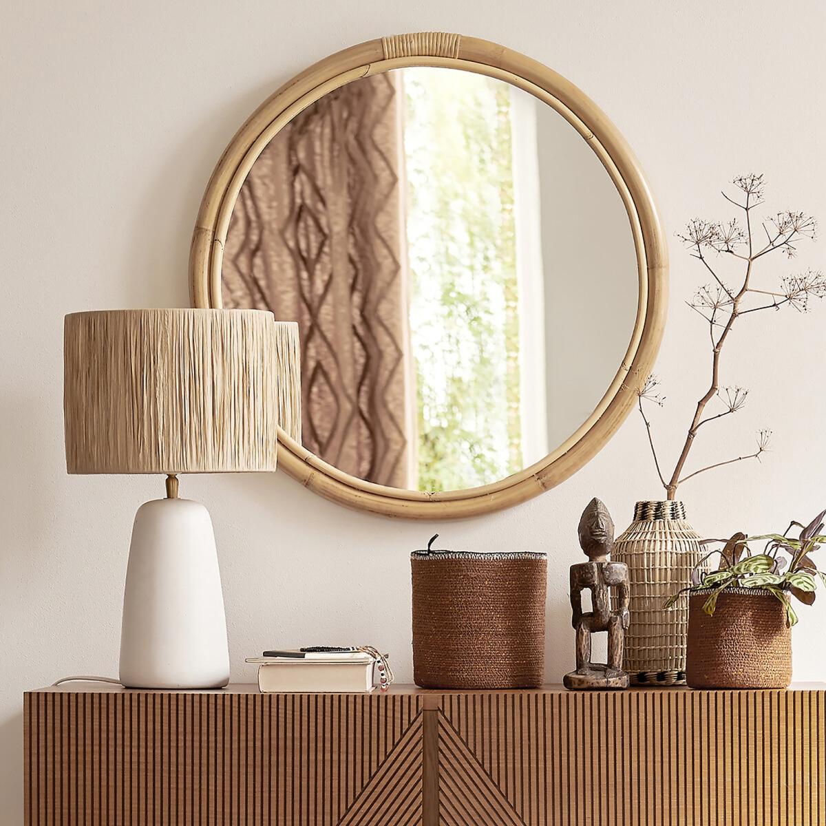 Neven Terracotta and Raffia Table Lamp – image 5