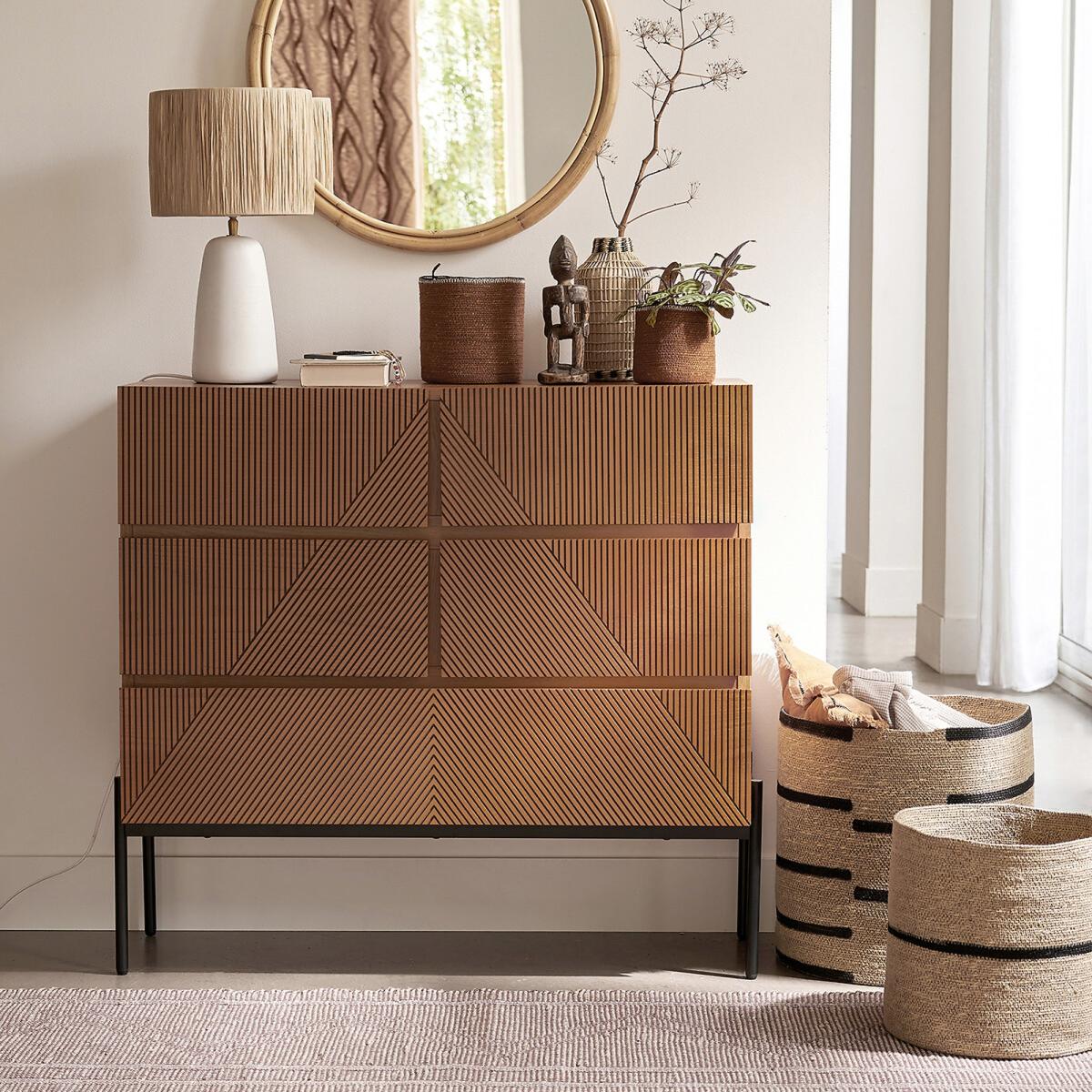 Neven Terracotta and Raffia Table Lamp – image 6
