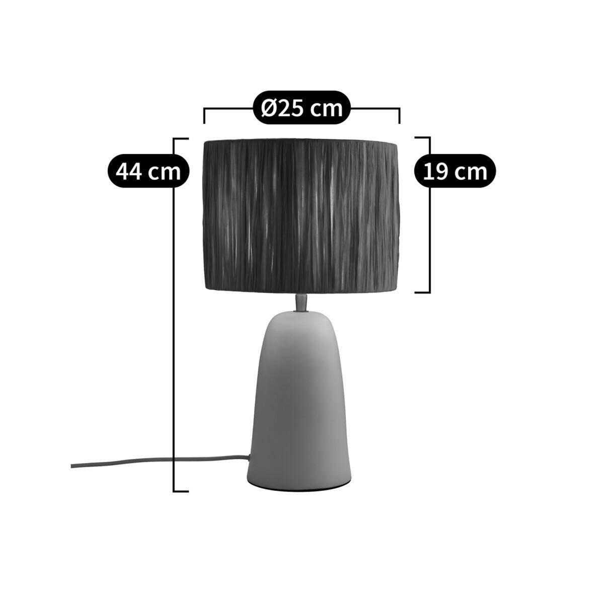 Neven Terracotta and Raffia Table Lamp – image 9