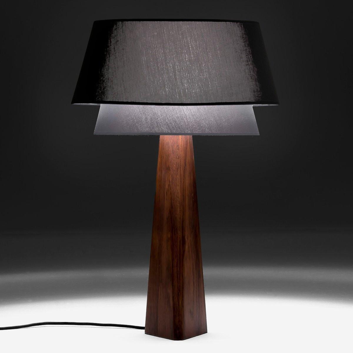 Nestwood Solid Oak Table Lamp Base in Walnut – image 2