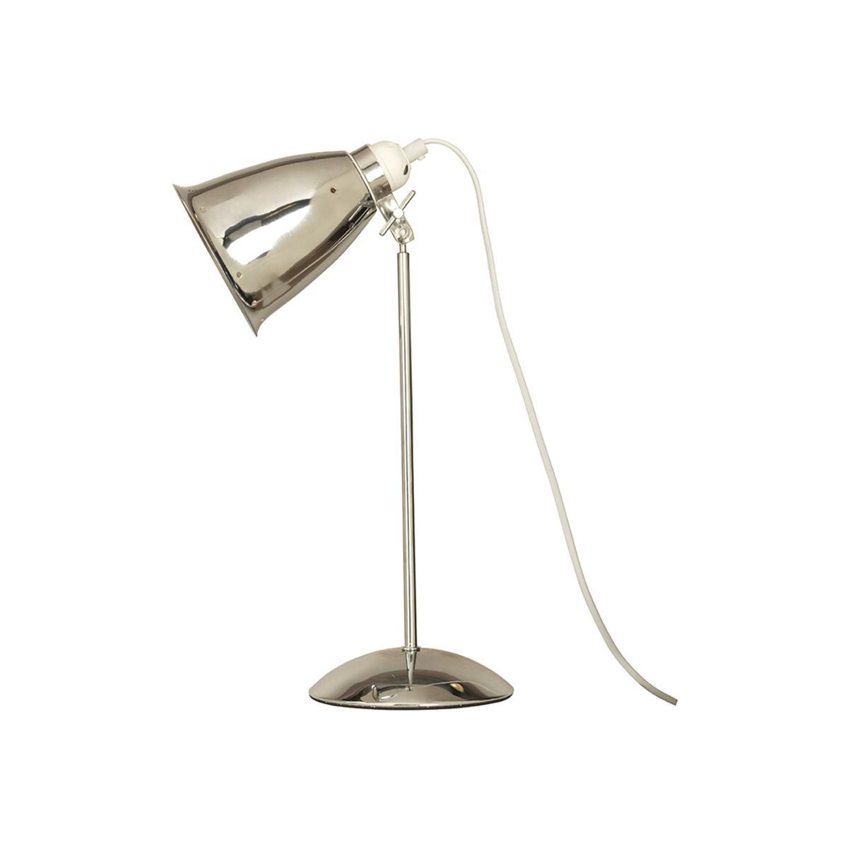 Retro Polished Chrome Desk Lamp