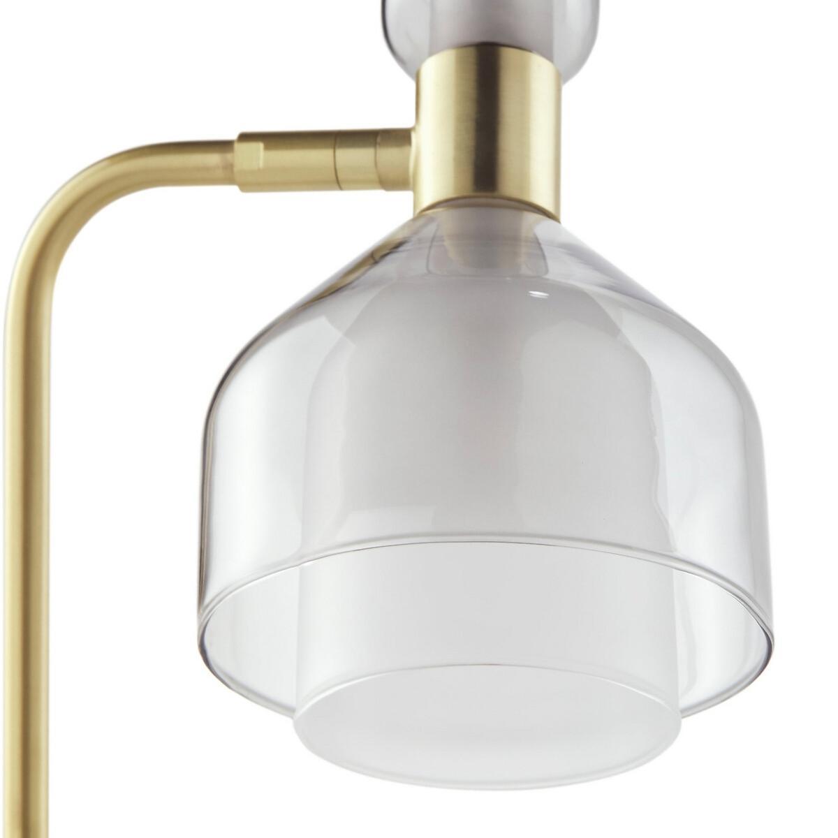 Amoris Brass Table Lamp with Smoked Glass – image 3