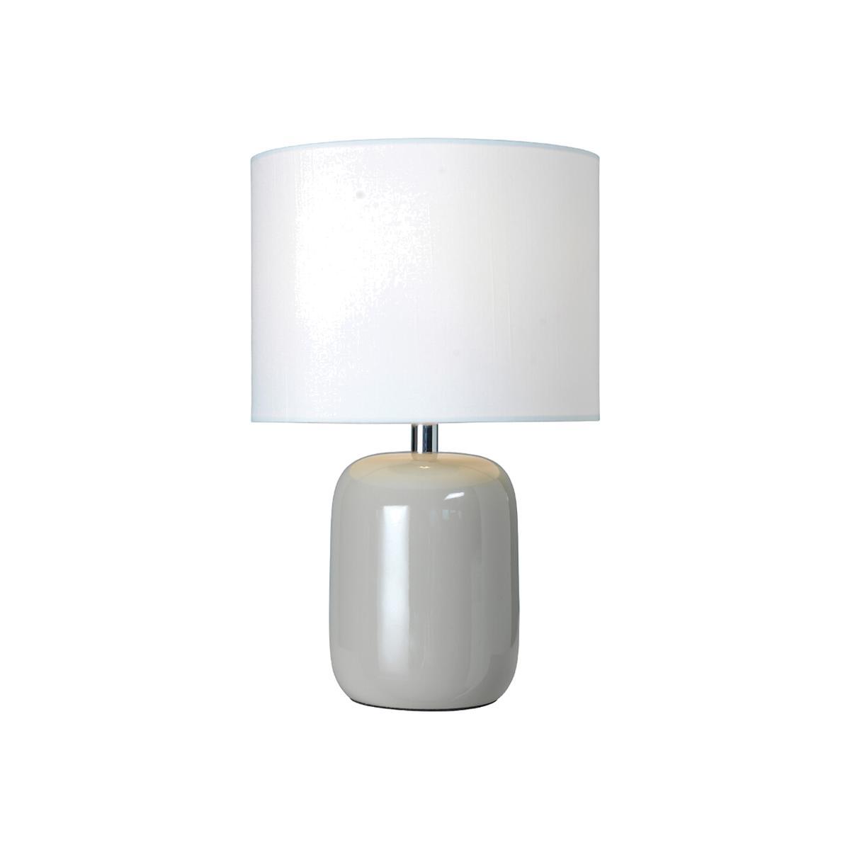 Putty Gloss Ceramic Table Lamp