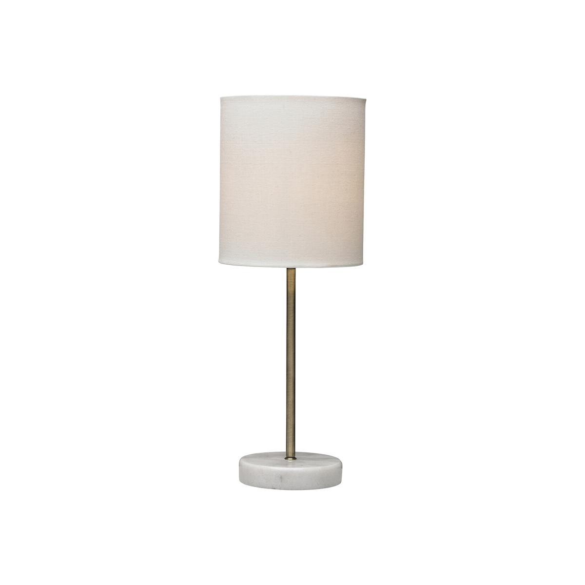 Antique Brass with Marble Base Table Lamp