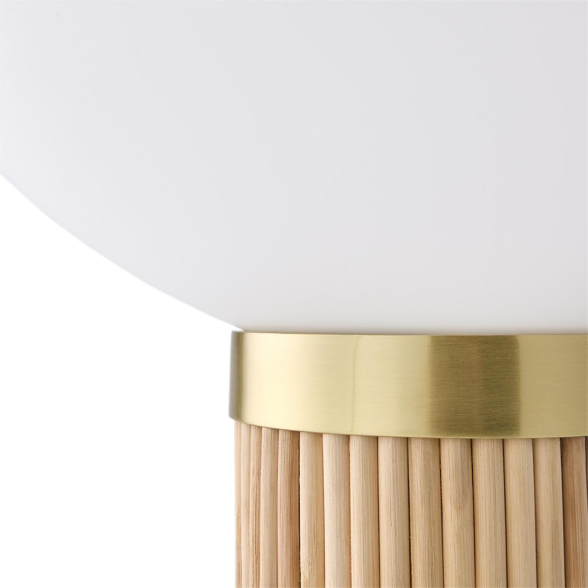 Dolce XL Brass, Bamboo and Opaline Table Lamp – image 3
