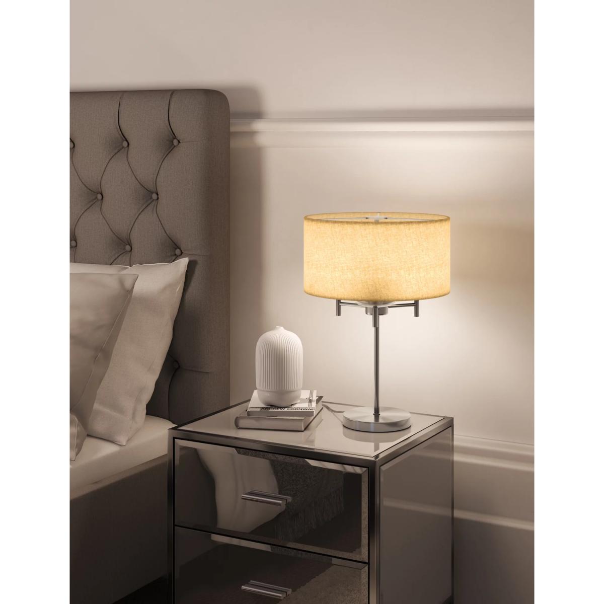 M&S Fleur Table Lamp - Antique Brass, Antique Brass,Grey Mix – image 2
