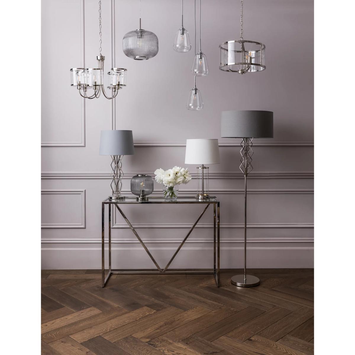 M&S Elizabeth Table Lamp - Silver, Silver – image 6