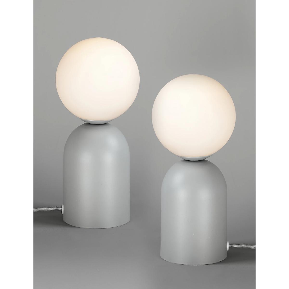 M&S Set of 2 Coby Table Lamps - Grey, Grey – image 6