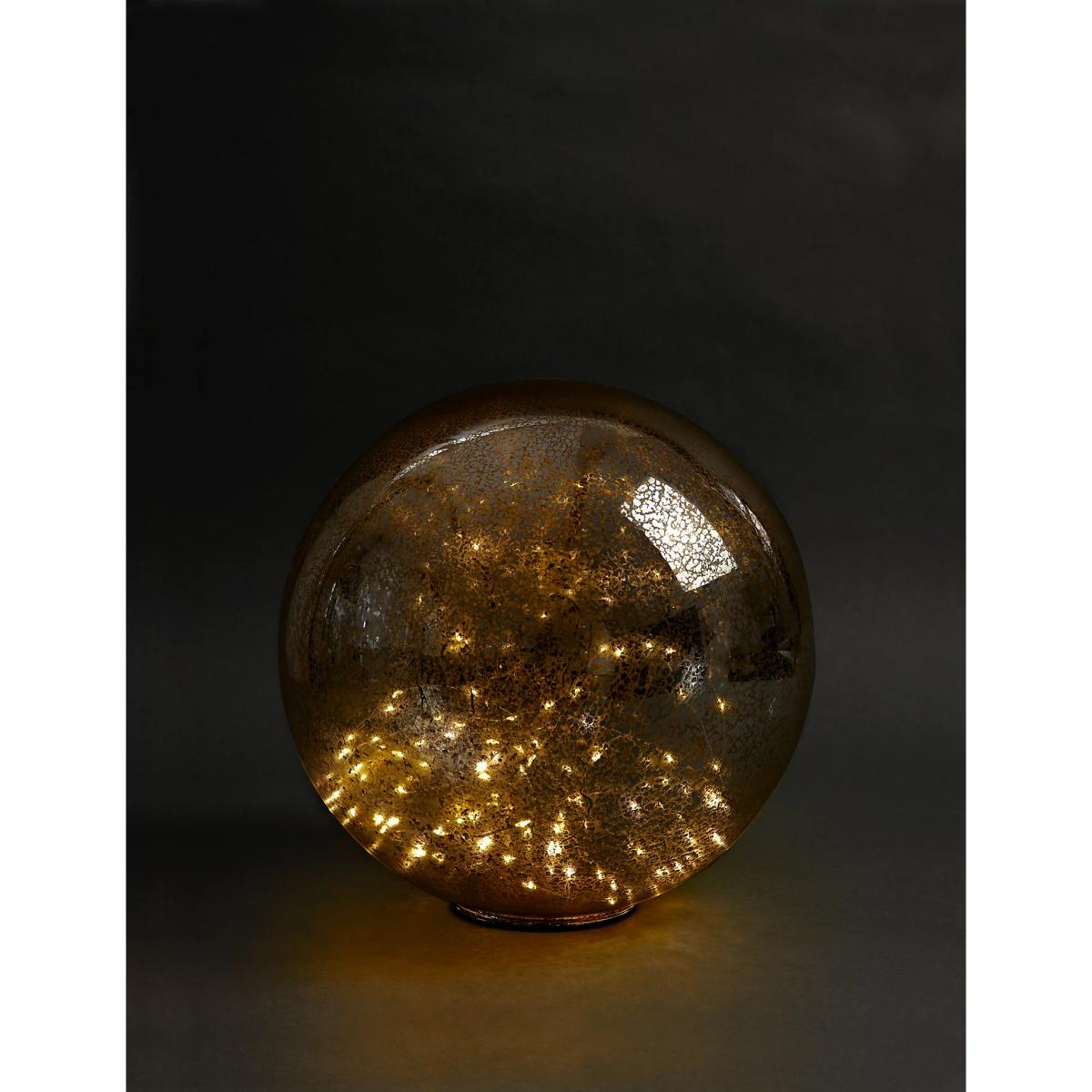 M&S Extra Large Light Up Orb Room Decoration - Silver, Silver – image 2