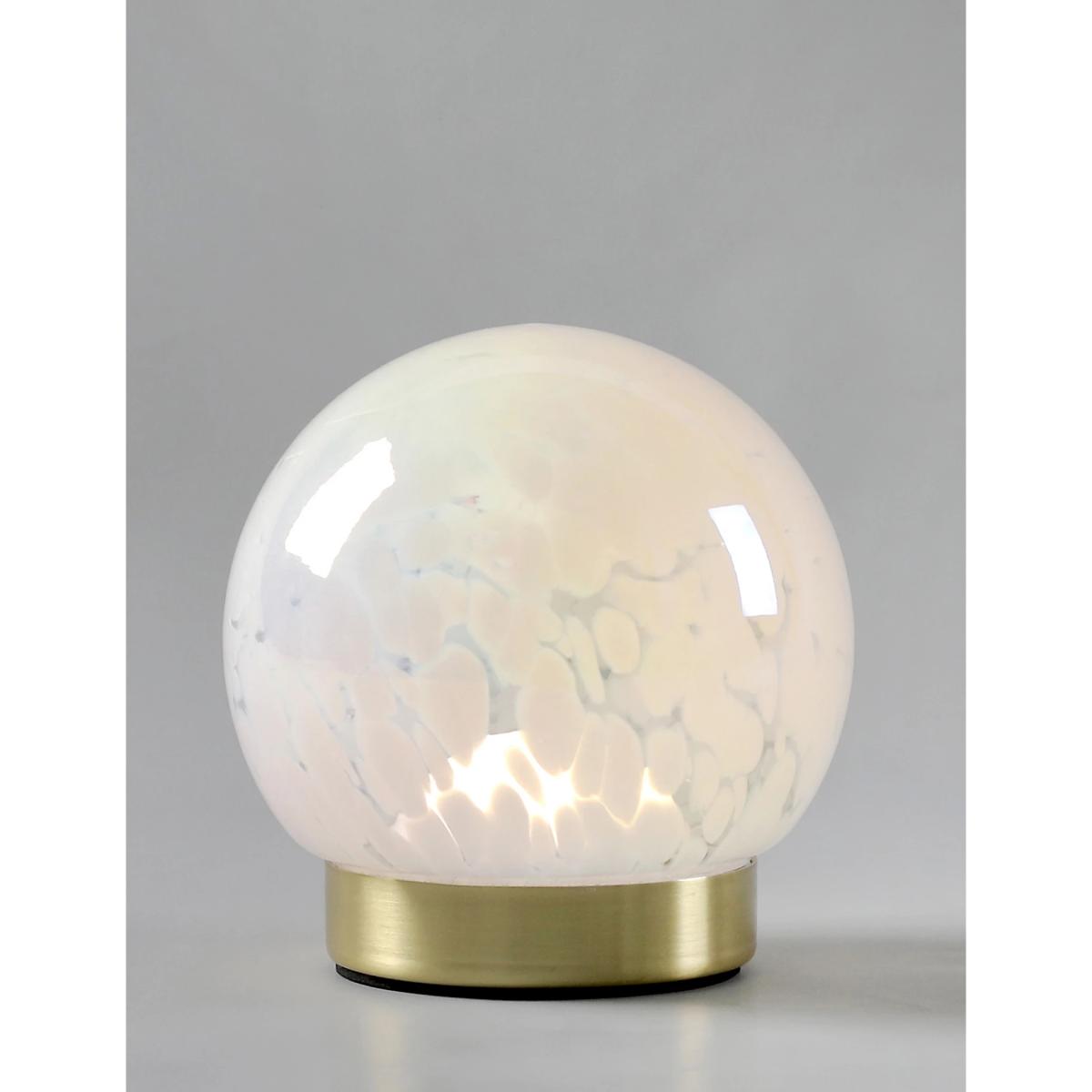 M&S Ava Battery Operated Table Lamp - Silver, Silver – image 5