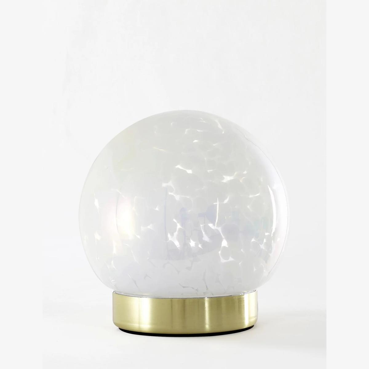 M&S Ava Battery Operated Table Lamp - Silver, Silver – image 1