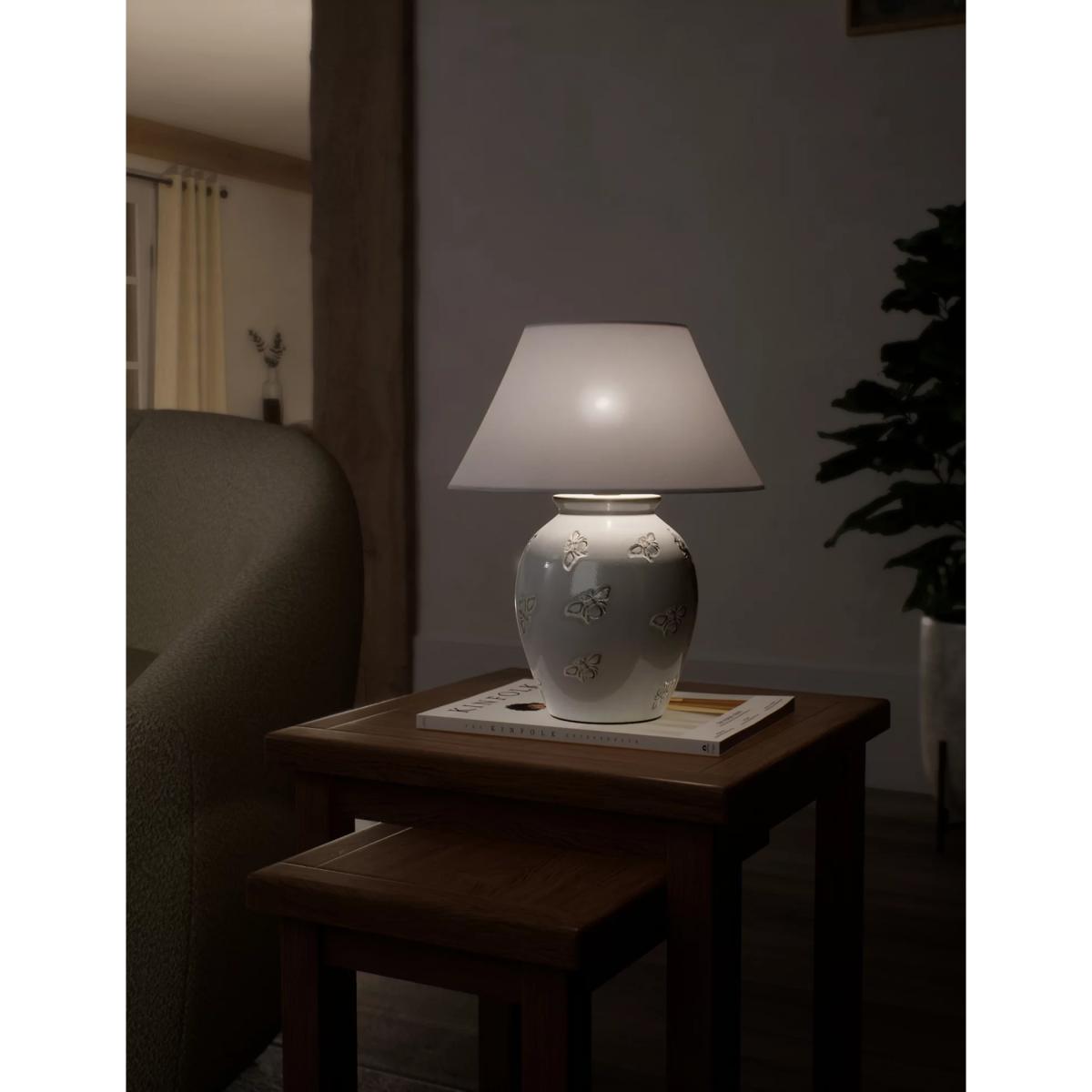 M&S Bonnie Bee Table Lamp - White, White – image 2