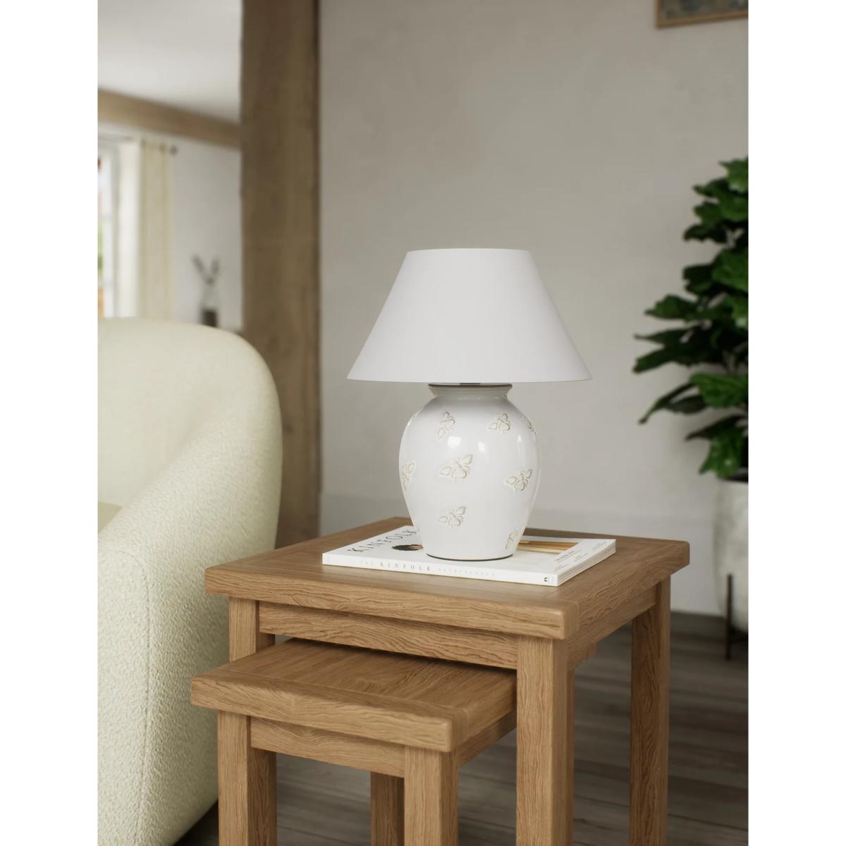 M&S Bonnie Bee Table Lamp - White, White – image 5