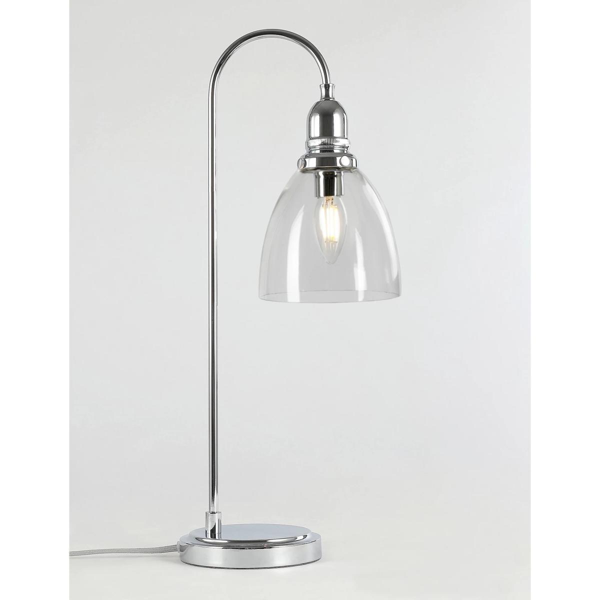 M&S Hoxton Table Lamp - Silver Mix, Silver Mix,Antique Brass – image 2