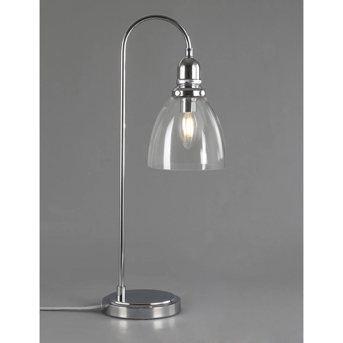 M&S Hoxton Table Lamp - Silver Mix, Silver Mix,Antique Brass – image 3