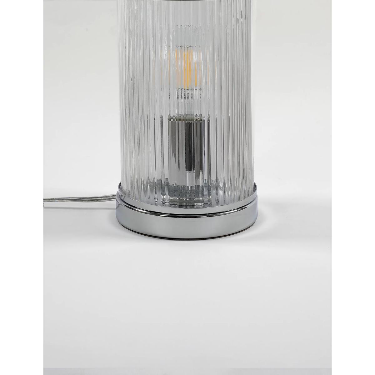 M&S Set of 2 Monroe Table Lamps - Silver, Silver,Polished Brass – image 4