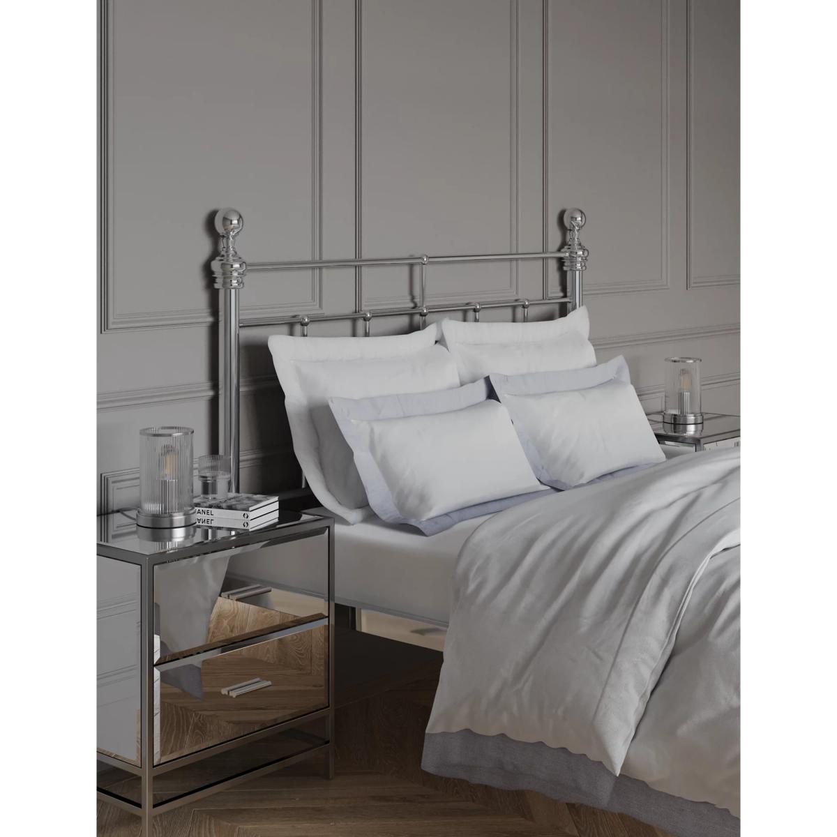 M&S Set of 2 Monroe Table Lamps - Silver, Silver,Polished Brass – image 6