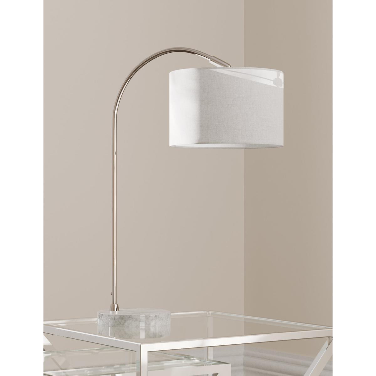 M&S Freya Curved Table Lamp - Silver Mix, Silver Mix – image 3