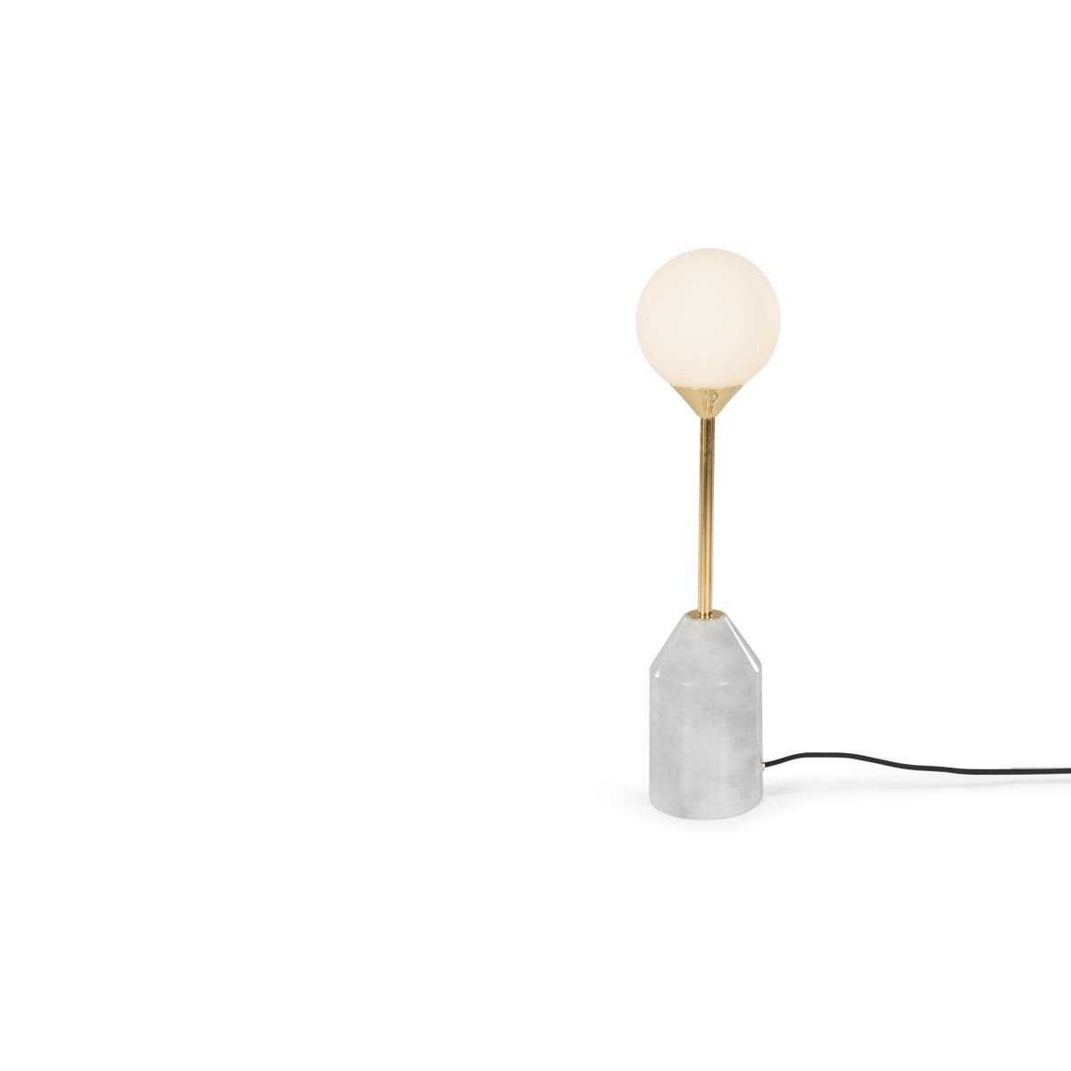 Faye Table Lamp, Brass and Marble  – image 3