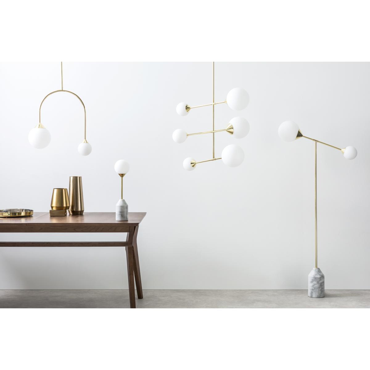 Faye Table Lamp, Brass and Marble  – image 6