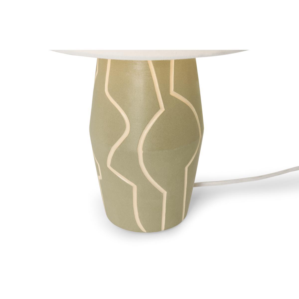 Nuwan Abstract Pattern Table Light, Green – image 6