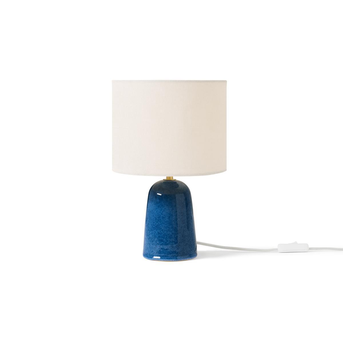 Nooby Table Lamp, Blue Reactive Glaze Ceramic – image 3