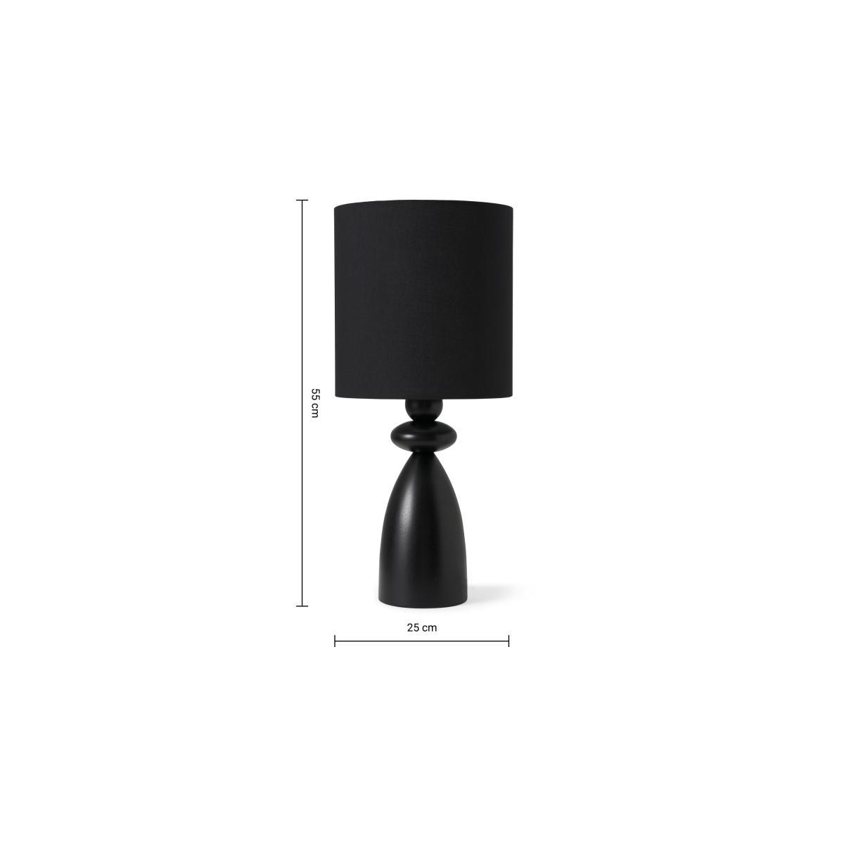 Leiba Table Lamp, Black Wood – image 10