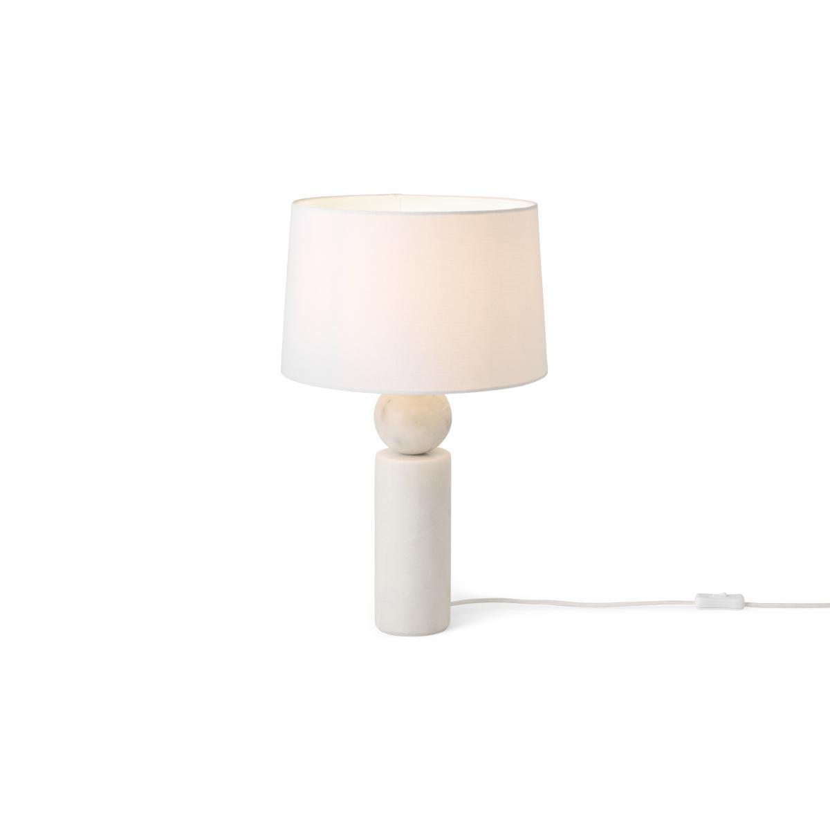 Cosima Table Lamp, Black & White Marble – image 2
