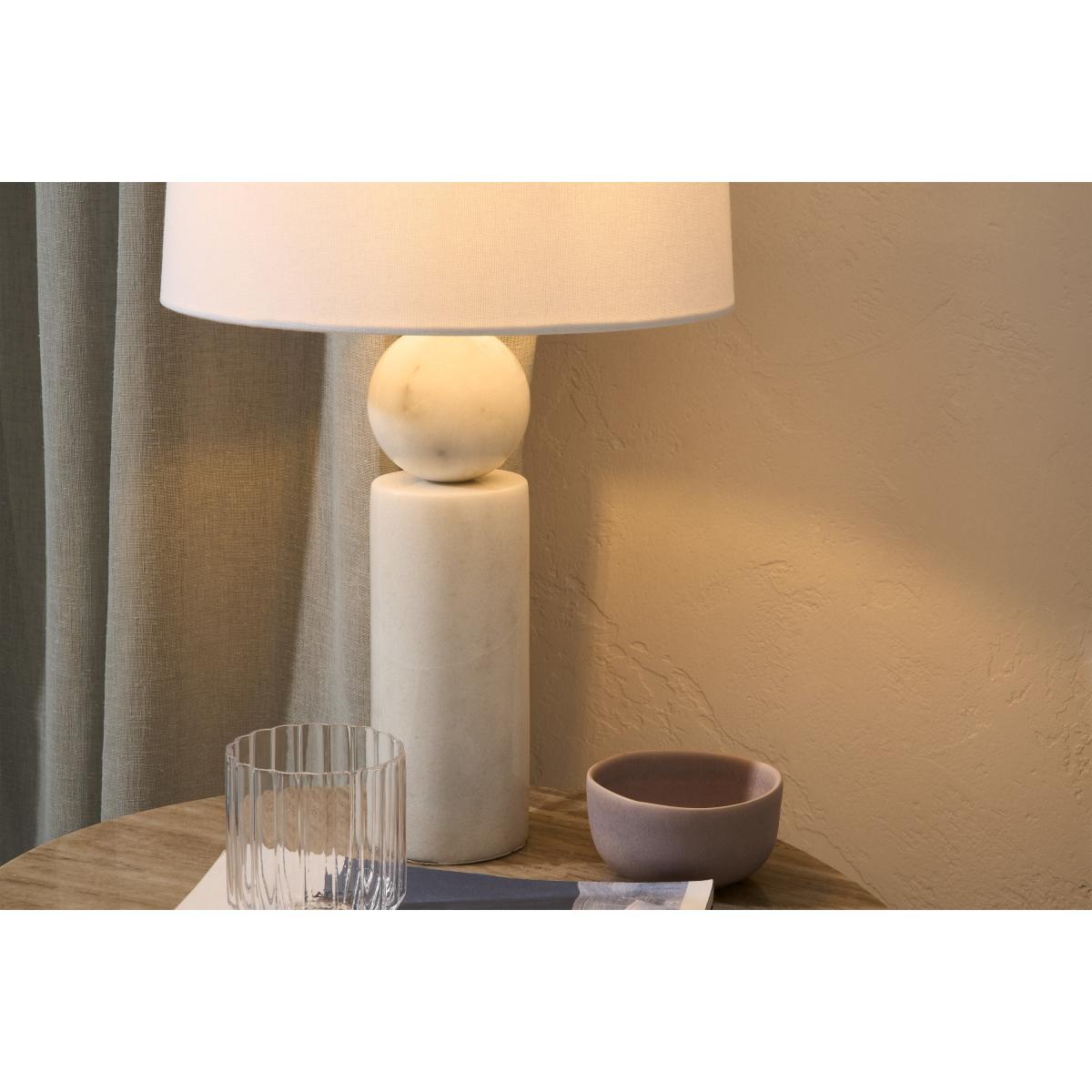 Cosima Table Lamp, Black & White Marble – image 4