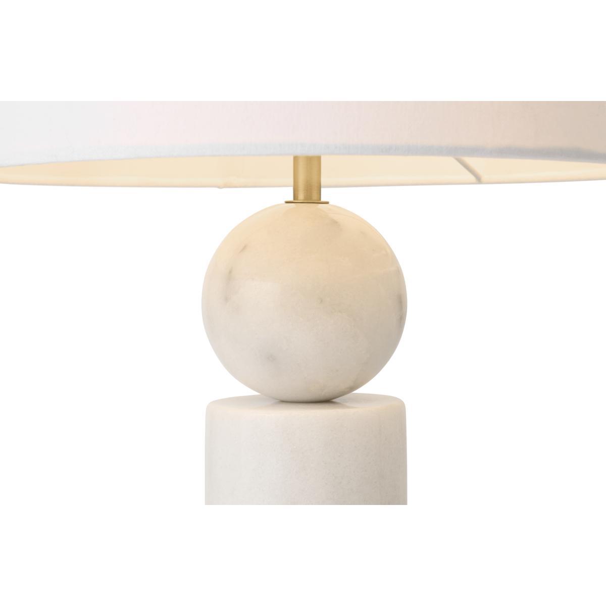 Cosima Table Lamp, Black & White Marble – image 6