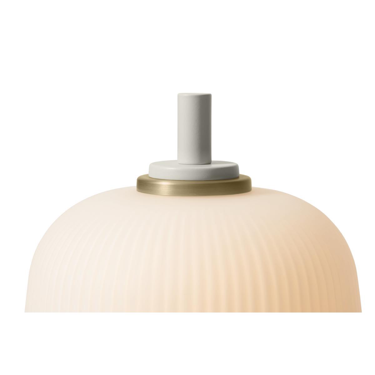 Ayala Table Lamp, Muted Grey & Brushed Brass – image 5