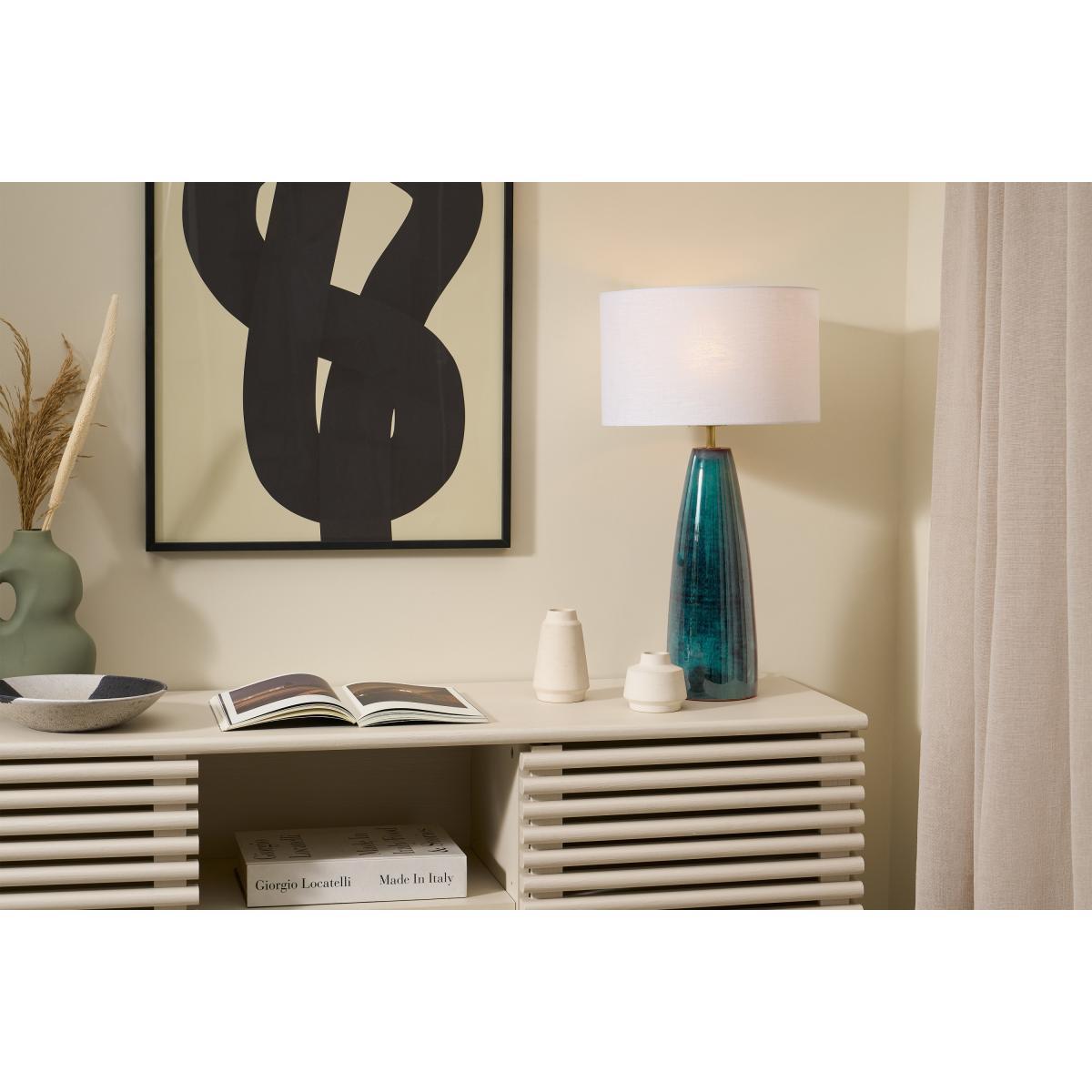 Vince Table Lamp Base, Blue – image 4