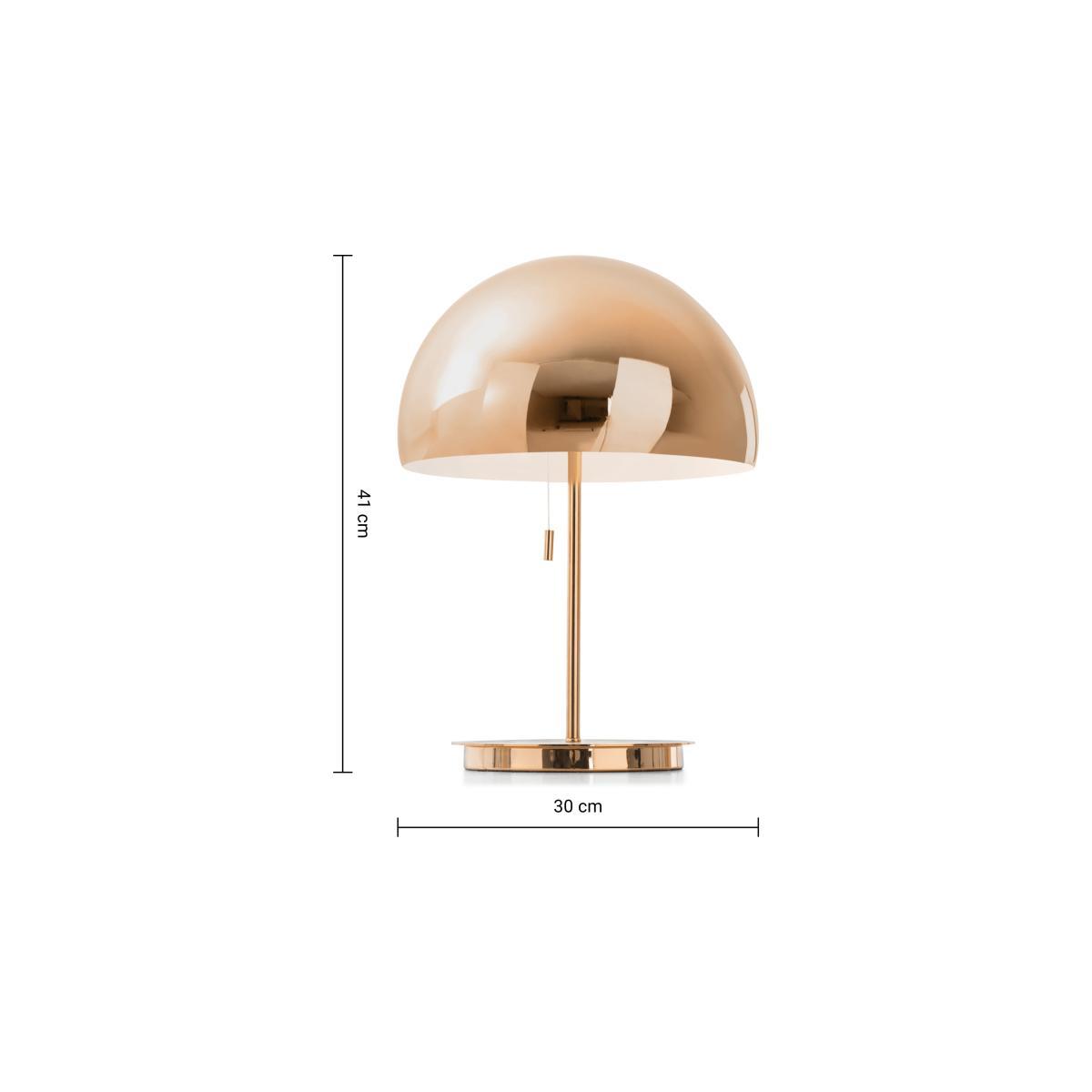 Collet Dome Table Lamp, Champagne Copper – image 8