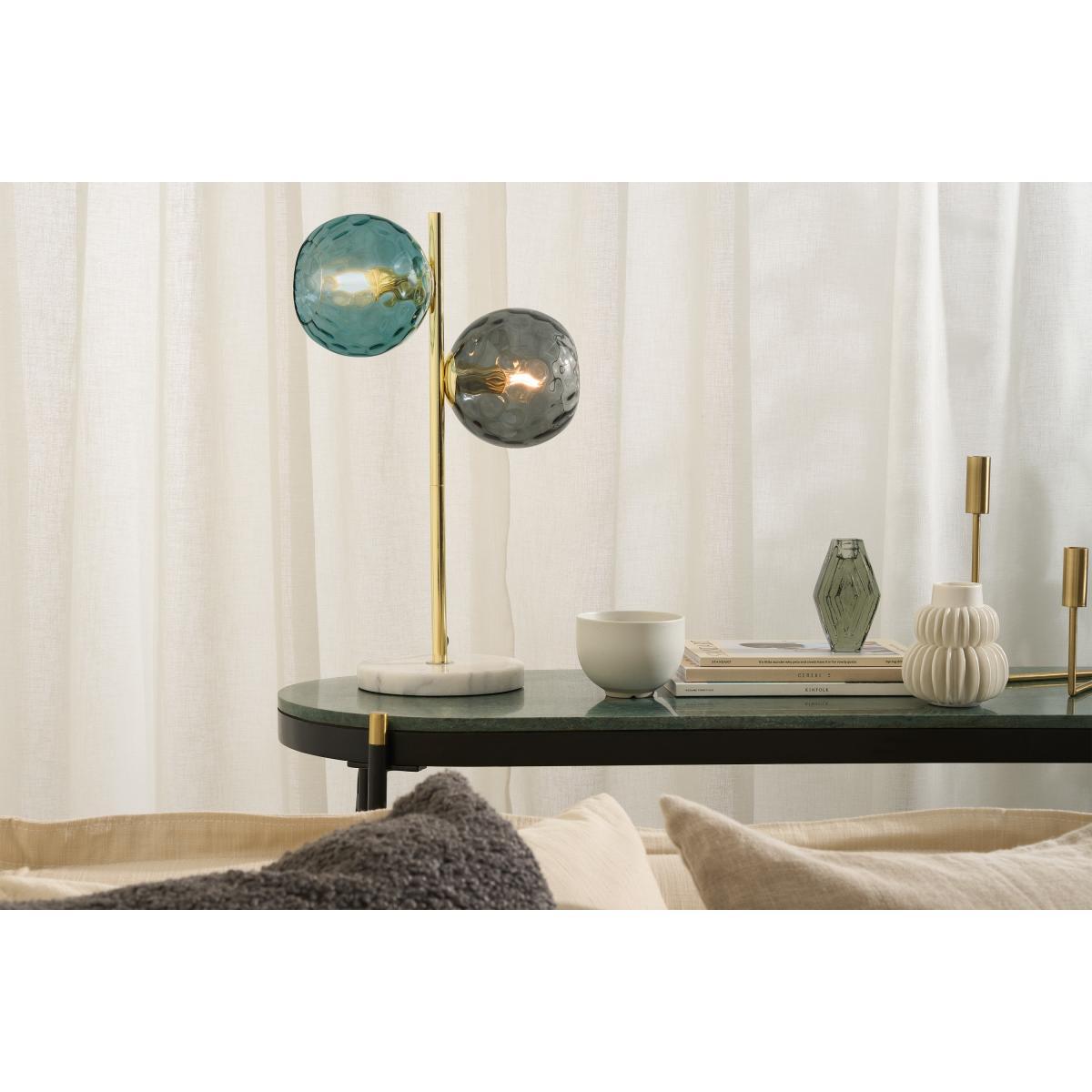 Ilaria Table Light, Glass & Brass – image 4