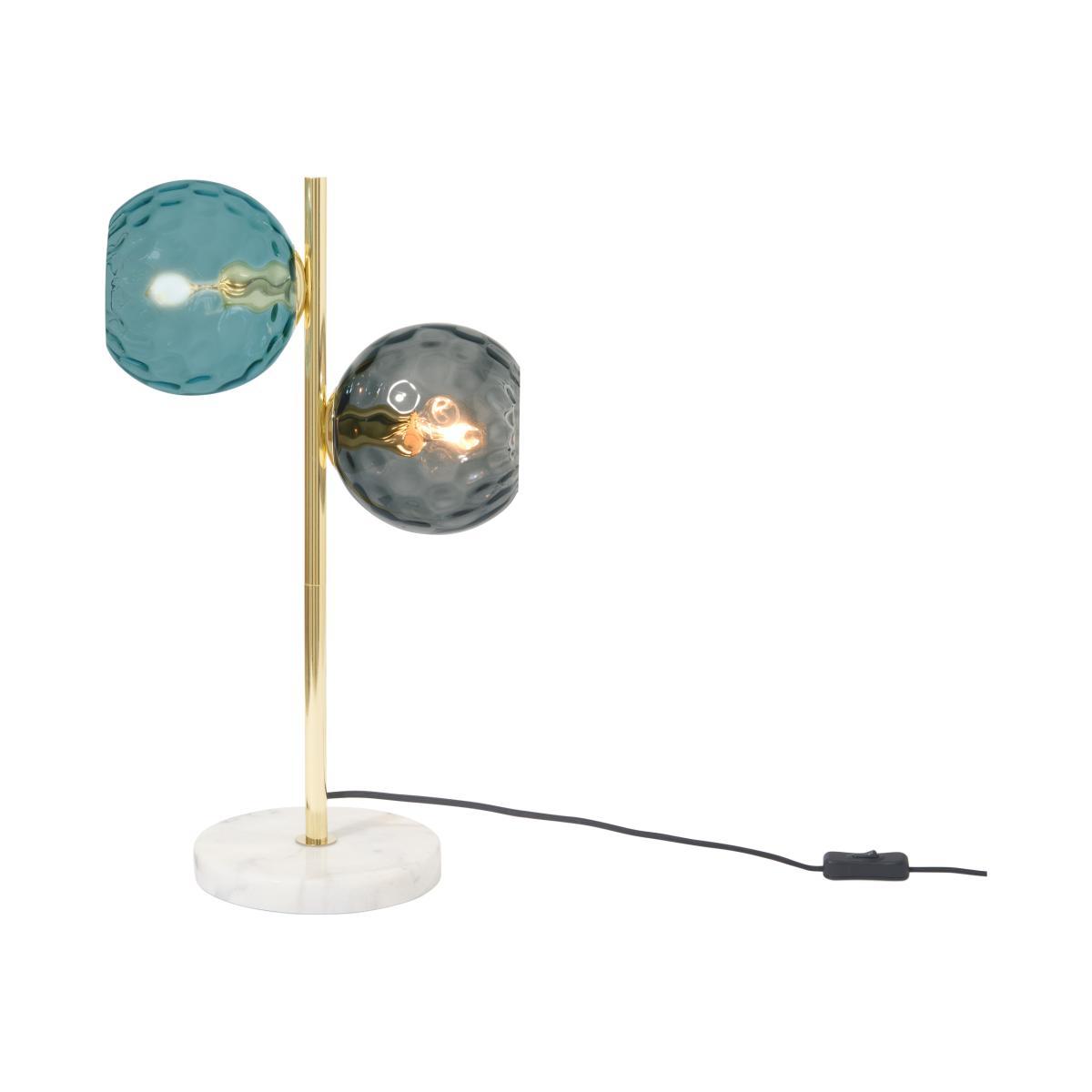 Ilaria Table Light, Glass & Brass – image 1