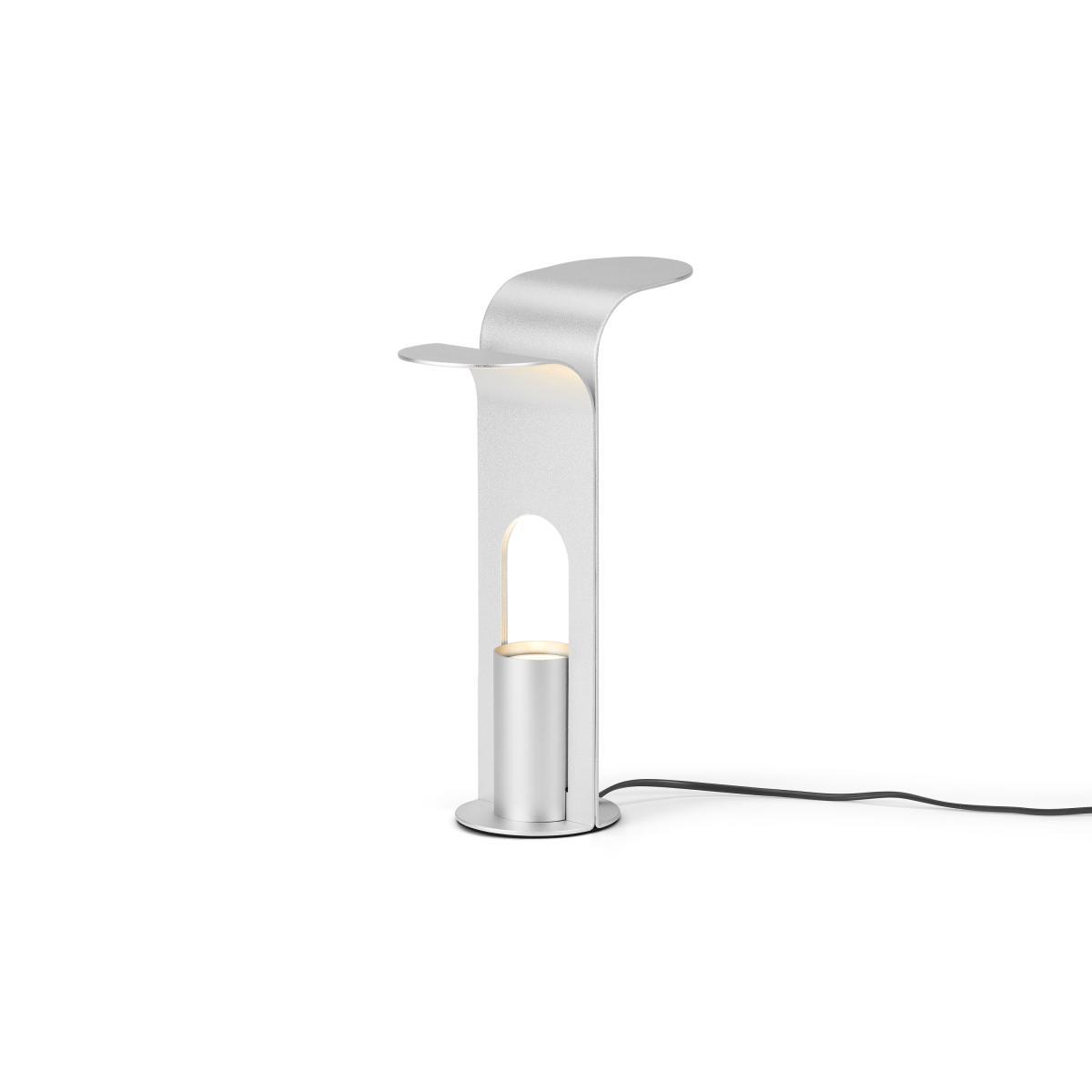 Flora Table Lamp, Anodized Silver – image 2