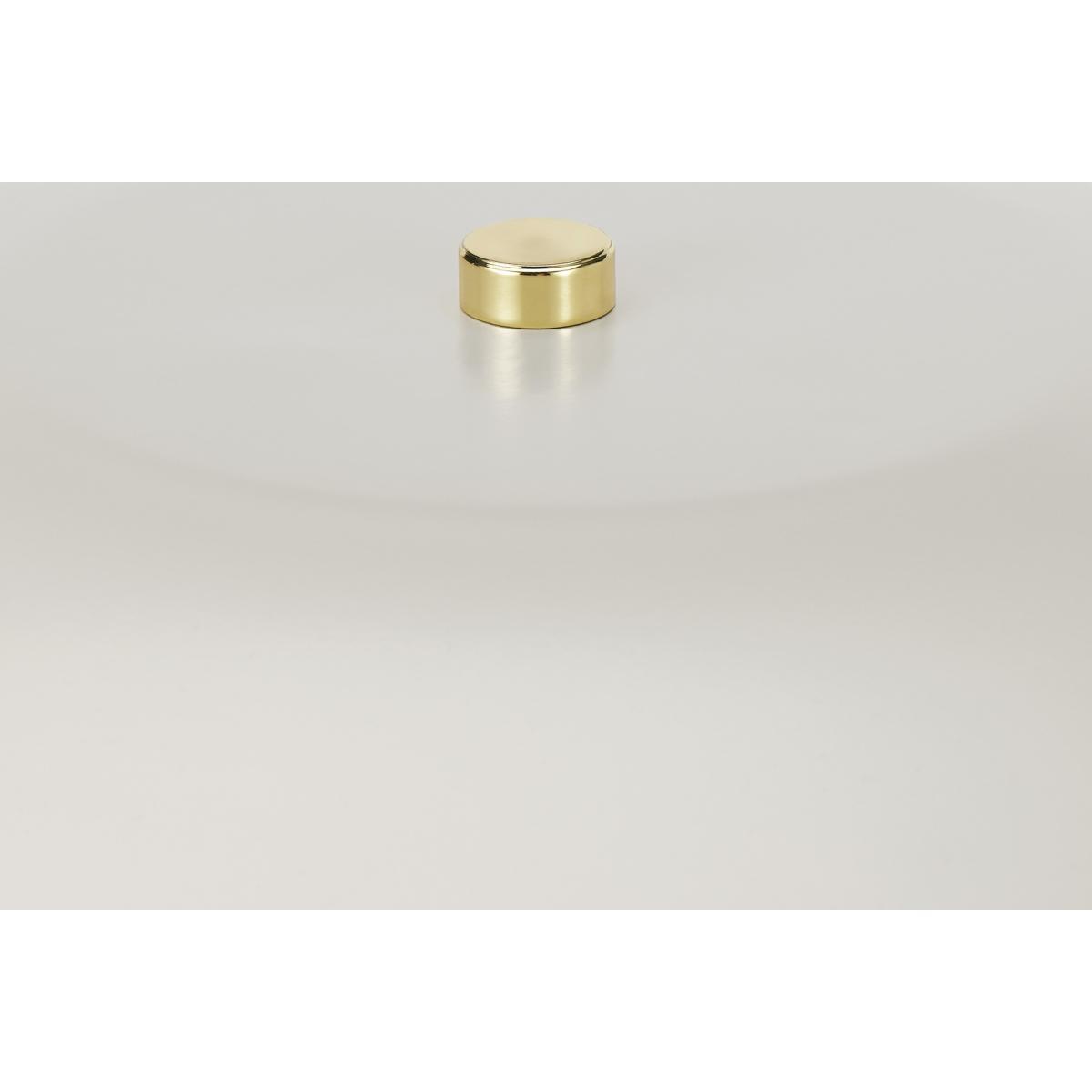 Brunswick Layered Metal Table Lamp, Warm Grey and Brass – image 8
