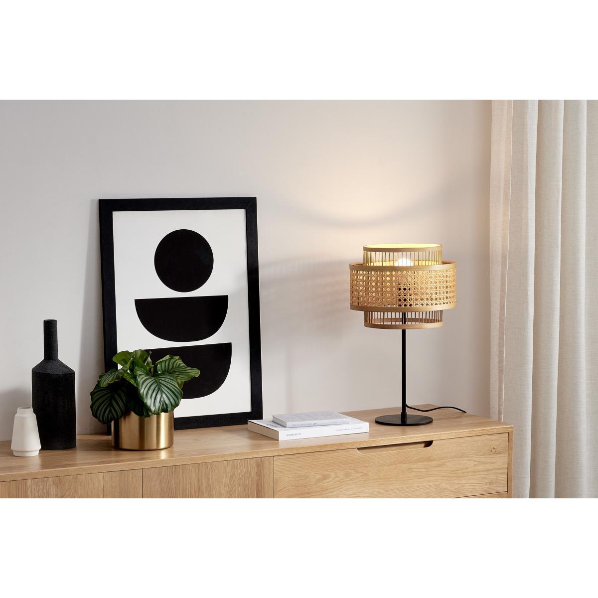 Yen Table Lamp, Natural Cane – image 4