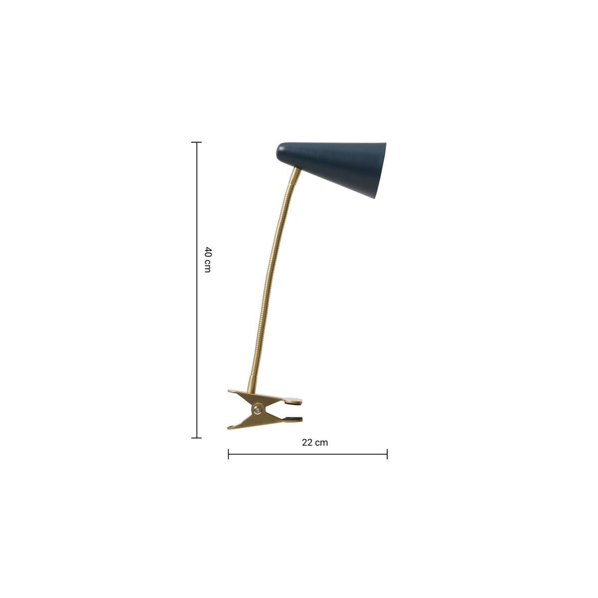 Mathias Clamp Light, Navy – image 10